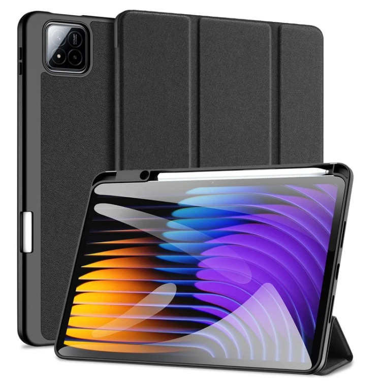 کیف اسمارت سیلیکونی جا قلم دار مناسب برای تبلت شیائومی Xiaomi Poco Pad X1
