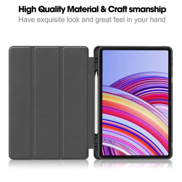 کیف کلاسوری اسمارت سیلیکونی جا قلم دار مناسب برای تبلت اپل iPad Air 11 2026 (M4)
